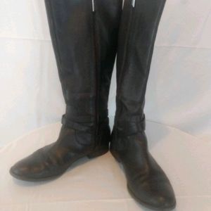 Calvin Klein-Tall Brown Soft Leather Boot